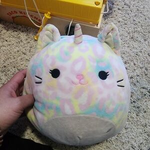 Pastel Unicorn Cat Plush